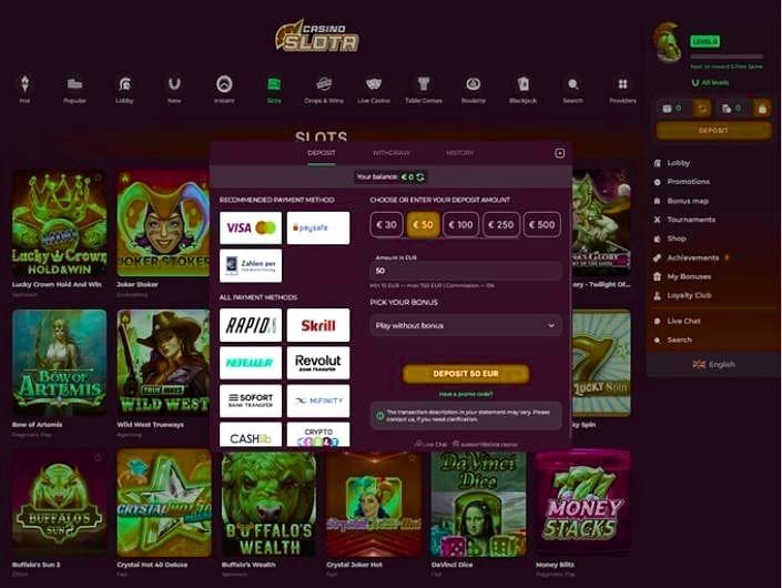 Slota Casino oszustwo czy wiarygodne? – Katalog gier - co naprawdę znajdziesz w Slota Casino